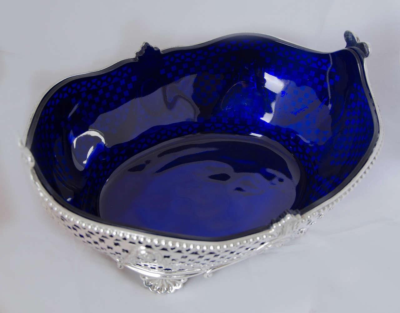 Jardinera victoriana de plata Silver en venta