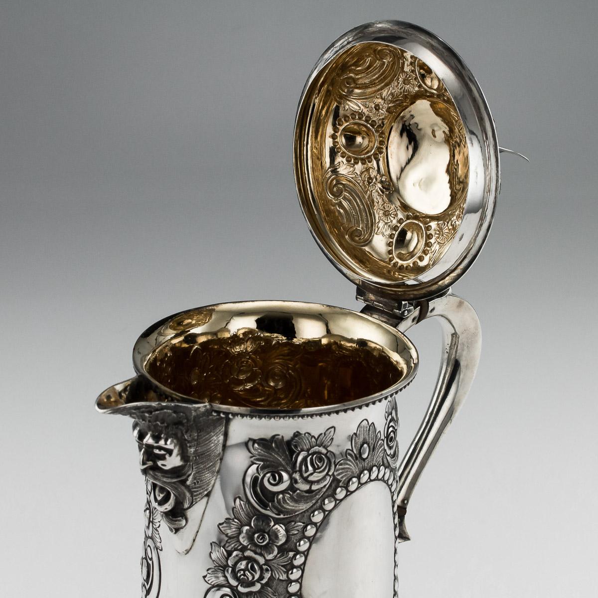 Victorian Silver Large Flagon, Charles Boyton II, circa 1896 2