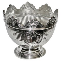 Antique Victorian Silver Monteith, Assayed in London, Dated 1883, Charles Stuart Harris 