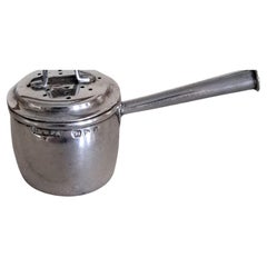 Poivre de fantaisie en argent de l'époque victorienne, modelé  comme soucoupe