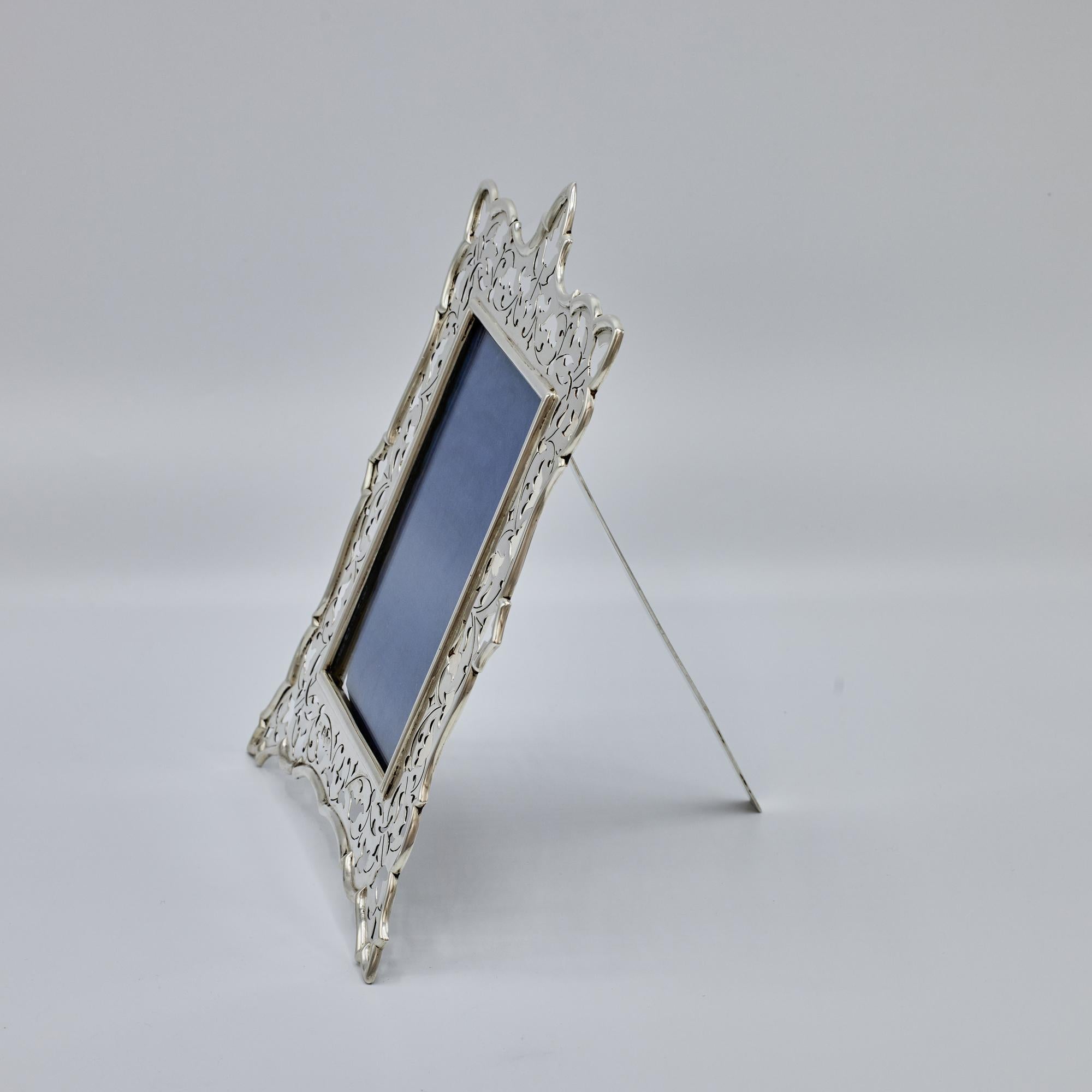 Marco de fotografía victoriano de plata Plata esterlina en venta
