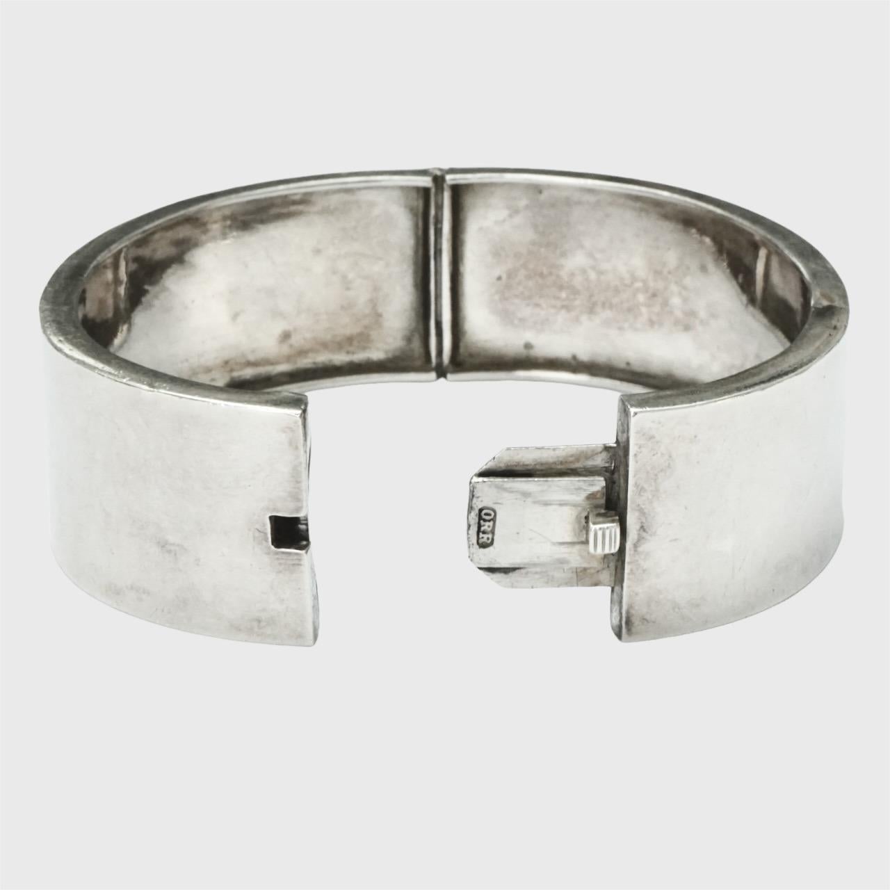 Bracelet en argent de l'époque victorienne estampillé ORR Bon état - En vente à London, GB