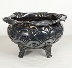 Victorian Silver Plate Figural Cachepot, Meriden