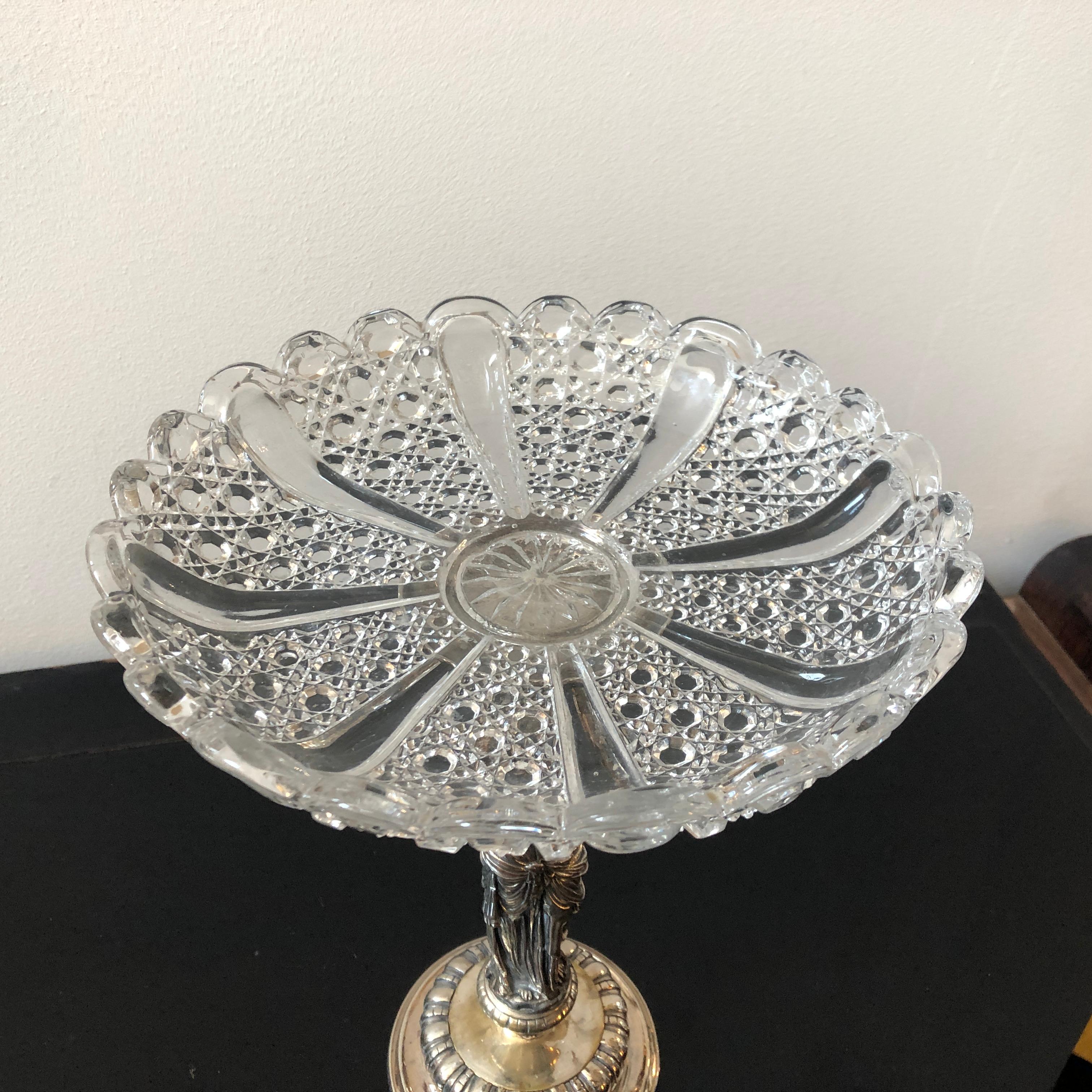 English Victorian Silver Plated British Centerpiece, circa 1864