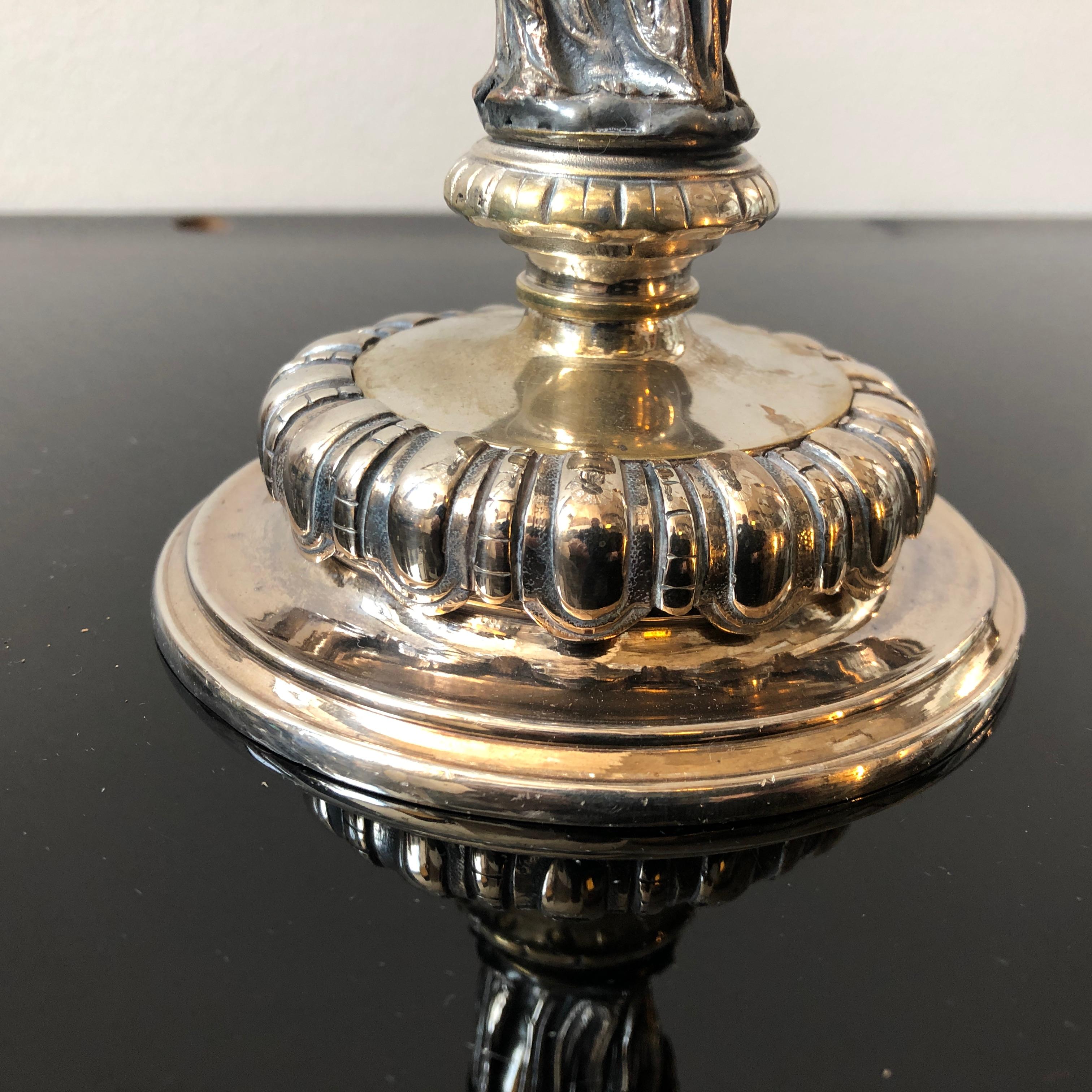 Victorian Silver Plated British Centerpiece, circa 1864 In Good Condition In Aci Castello, IT