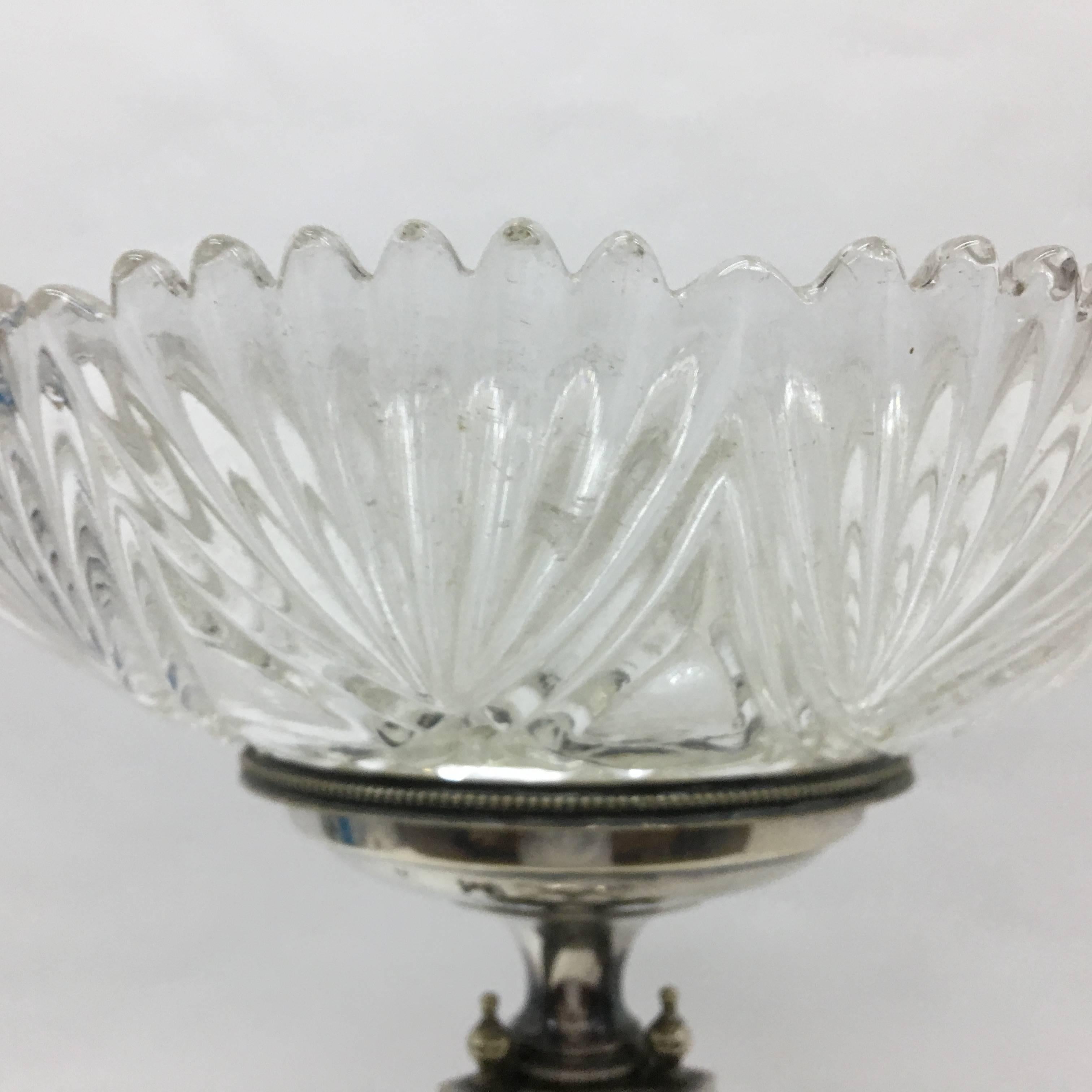 Victorian Silver Plated Centerpiece by Horace Woodward & Co., circa 1856 4
