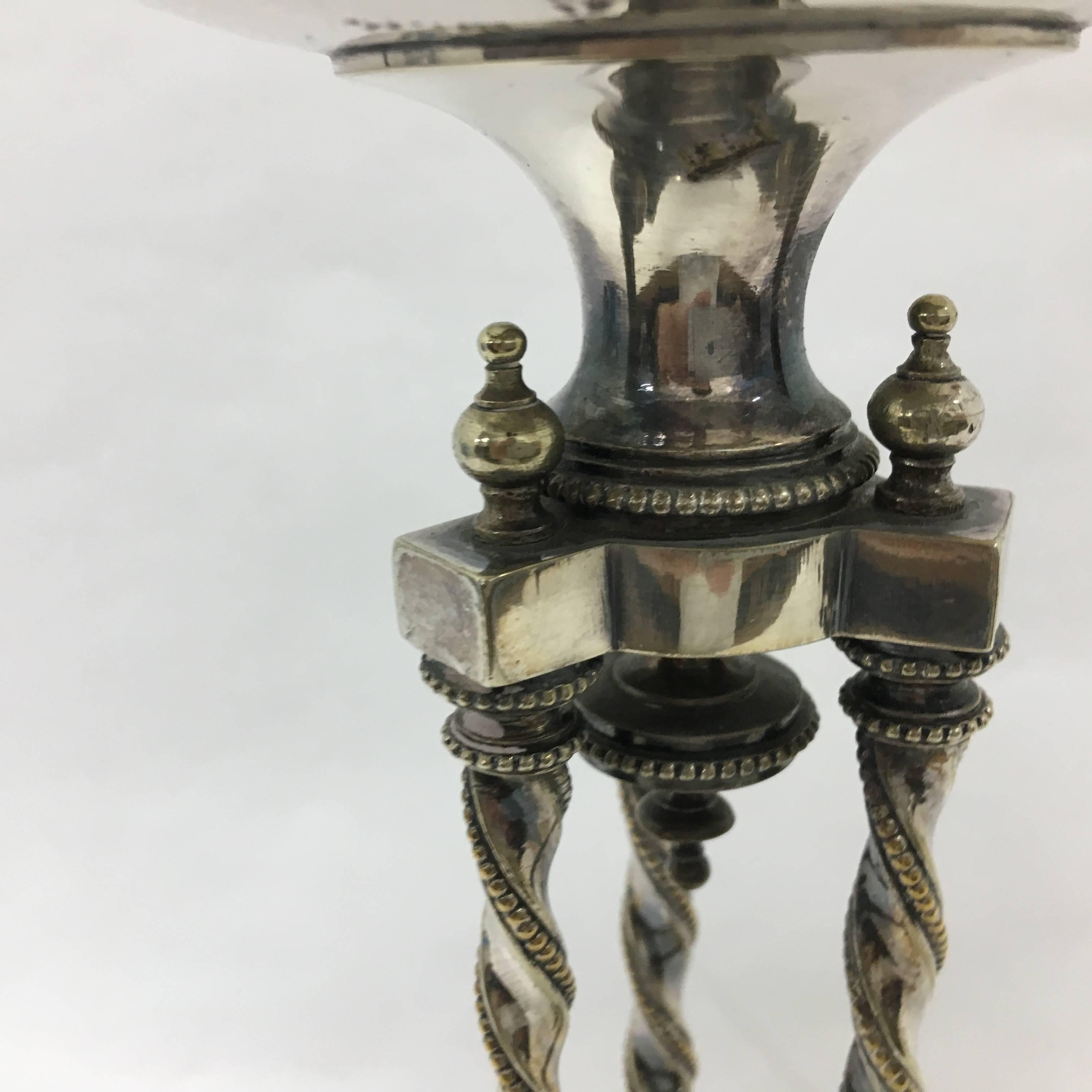 19th Century Victorian Silver Plated Centerpiece by Horace Woodward & Co., circa 1856