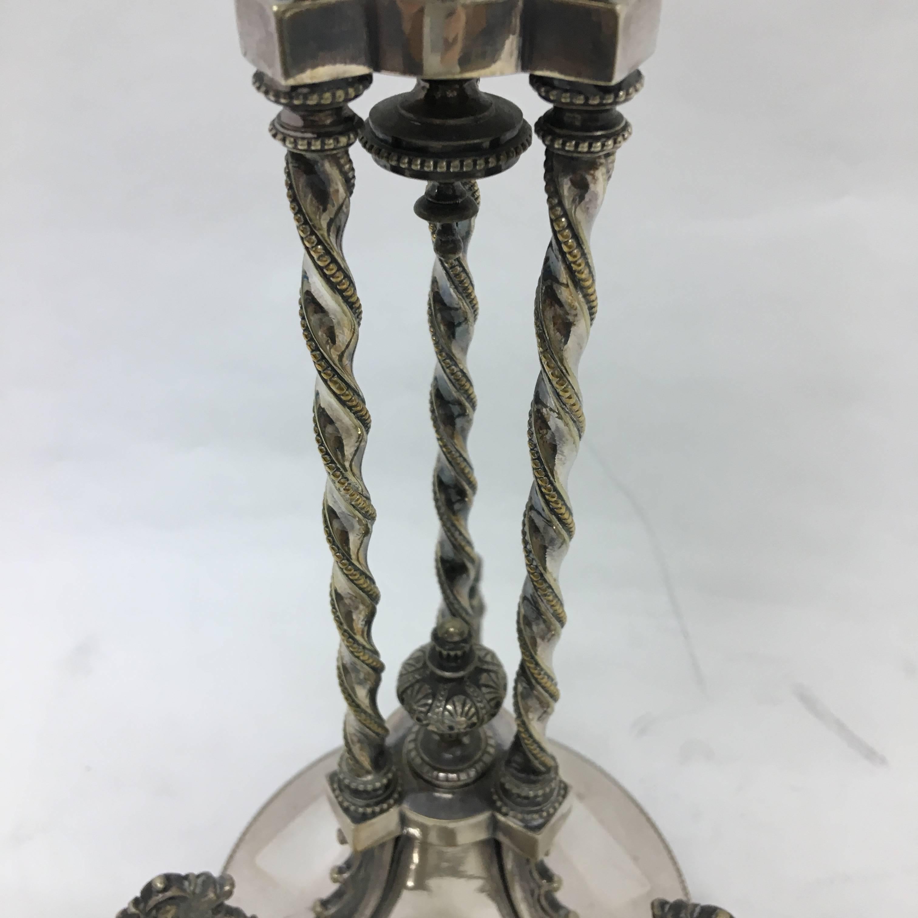 Victorian Silver Plated Centerpiece by Horace Woodward & Co., circa 1856 1