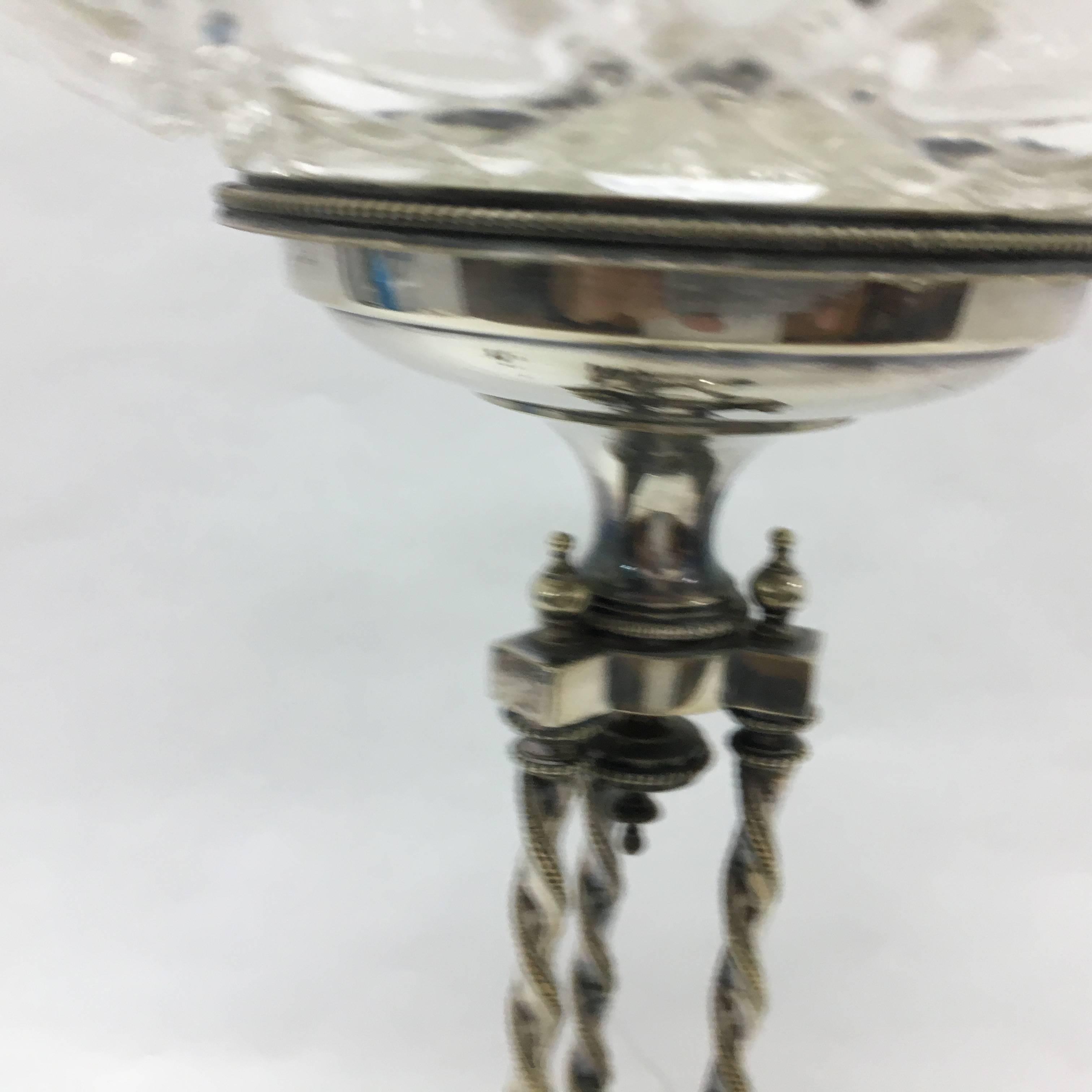 Victorian Silver Plated Centerpiece by Horace Woodward & Co., circa 1856 2