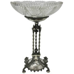 Victorian Silver Plated Centerpiece by Horace Woodward & Co., circa 1856