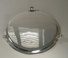 Victorian Silver Plated Drinks Salver / Tray by Elkington & Co., 1877