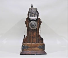 Tantale Victorien plaqué argent et chêne