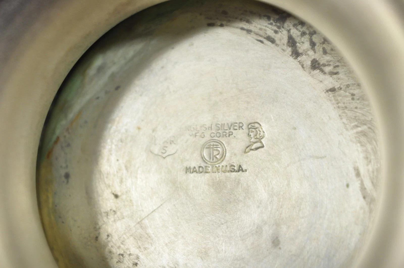 Viktorianische versilbert Potbelly Trophy Cup Champagner Chiller Bar Eiskübel im Angebot 3