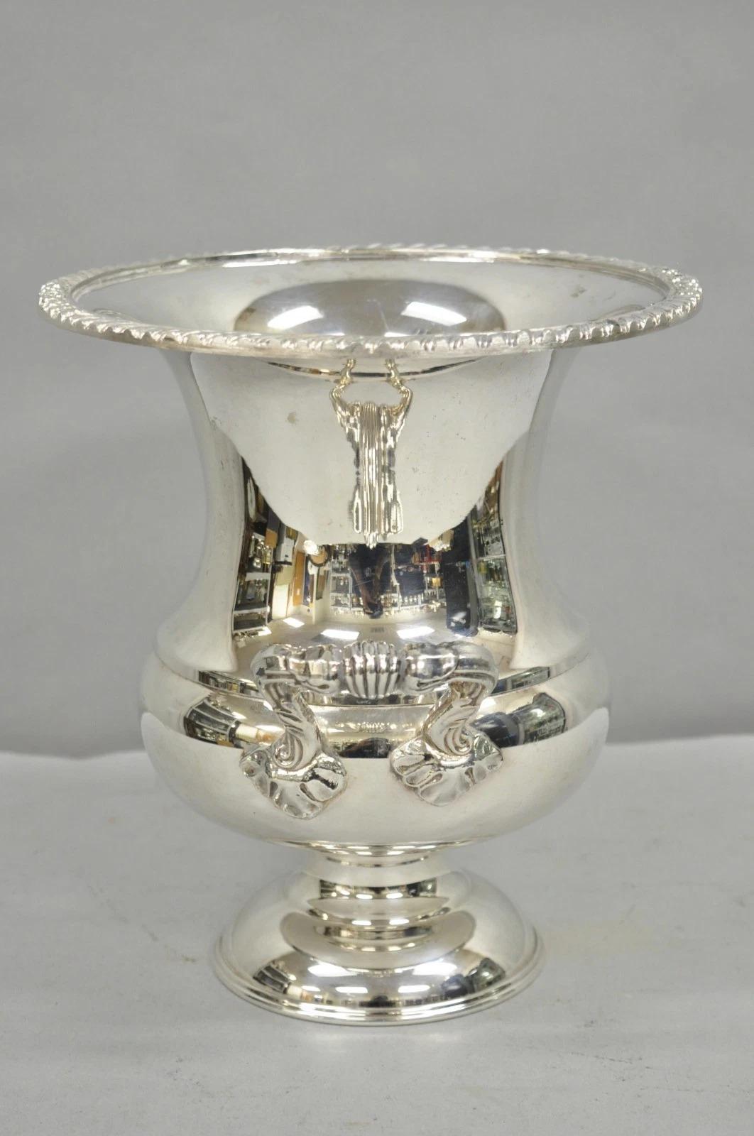 Viktorianische versilbert Potbelly Trophy Cup Champagner Chiller Bar Eiskübel (Unbekannt) im Angebot