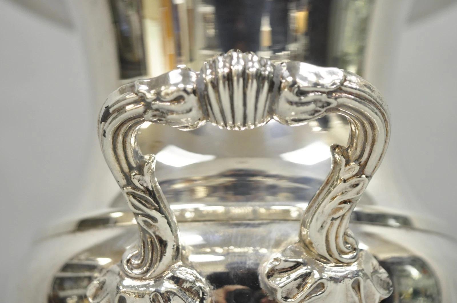 Viktorianische versilbert Potbelly Trophy Cup Champagner Chiller Bar Eiskübel im Zustand „Gut“ im Angebot in Philadelphia, PA