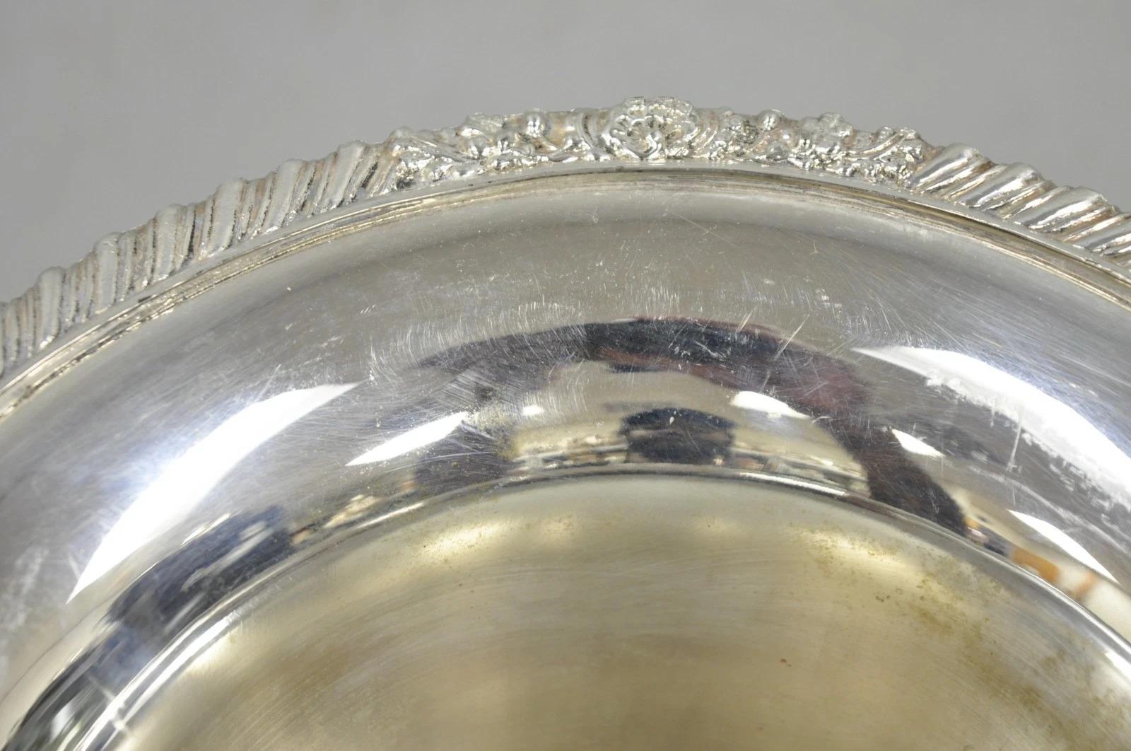 Viktorianische versilbert Potbelly Trophy Cup Champagner Chiller Bar Eiskübel (Versilberung) im Angebot