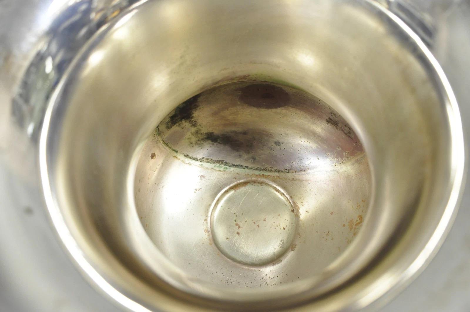 Viktorianische versilbert Potbelly Trophy Cup Champagner Chiller Bar Eiskübel im Angebot 2