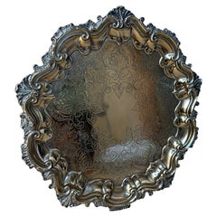 Victorian Silver-Plated Salver by Atkin Brothers, England, 1890