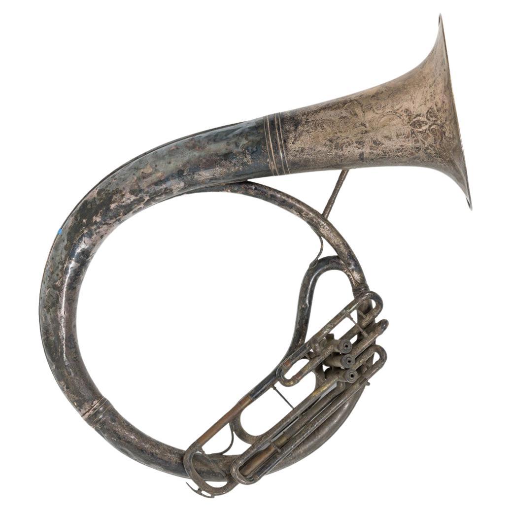 Victorian Silver Plated Sousaphone For Sale