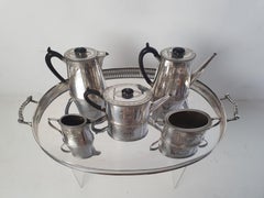 Victorian Silver Plated Tea and Coffee Service Set