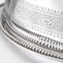 Victorian Silver-Plated Well & Tree Dish & Cover