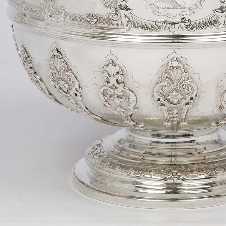 Victorian Silver Rose Bowl For Sale 1
