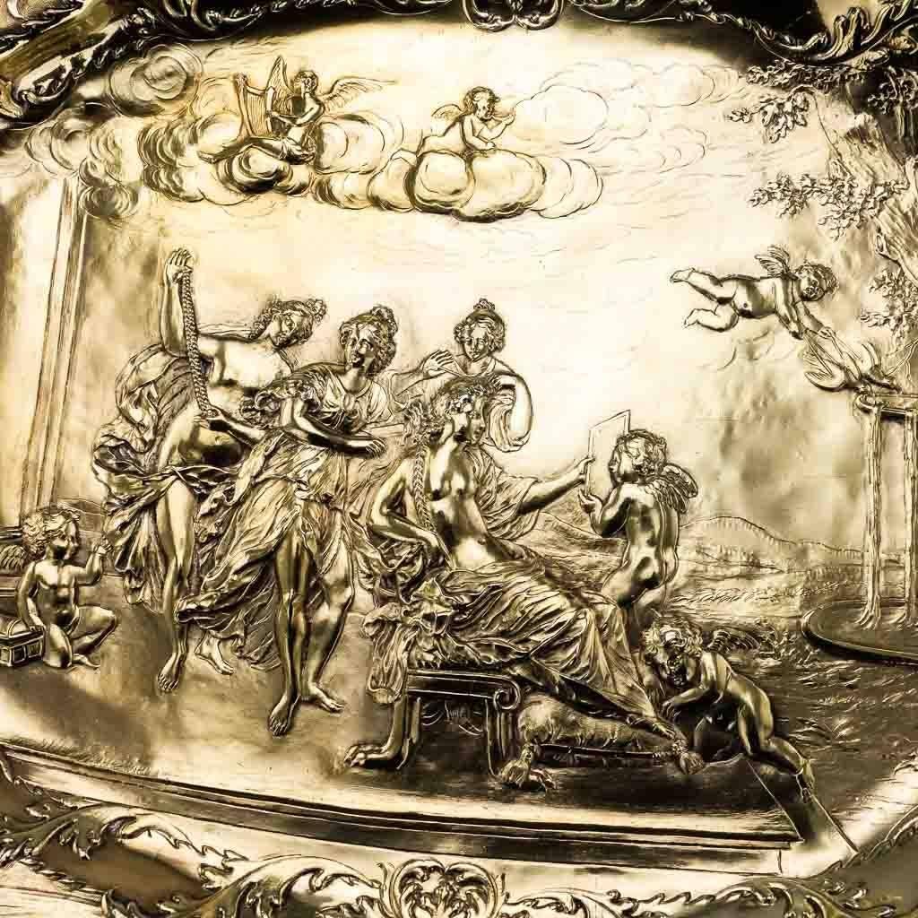 Early Victorian Victorian Silver Sideboard Dish, John Samuel Hunt, circa 1838