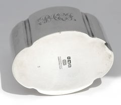 Viktorianische Teedose aus Silber