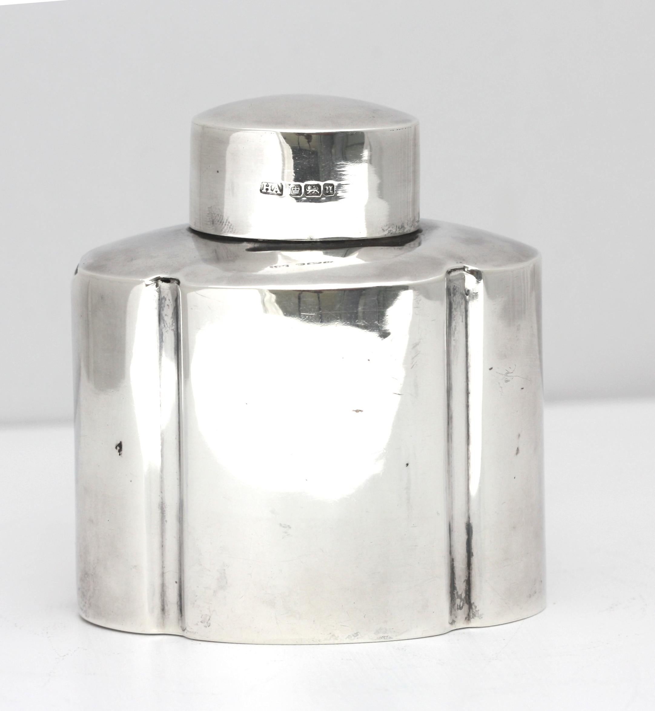 Victorian Silver Tea Caddy For Sale 2