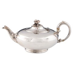 Victorian Silver Teapot, London, 1854