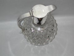 Victorian Silver Topped Cut Glass Claret Jug, 1896