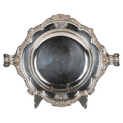 Viktorianisches Silber Zweigriffige Servierschüssel