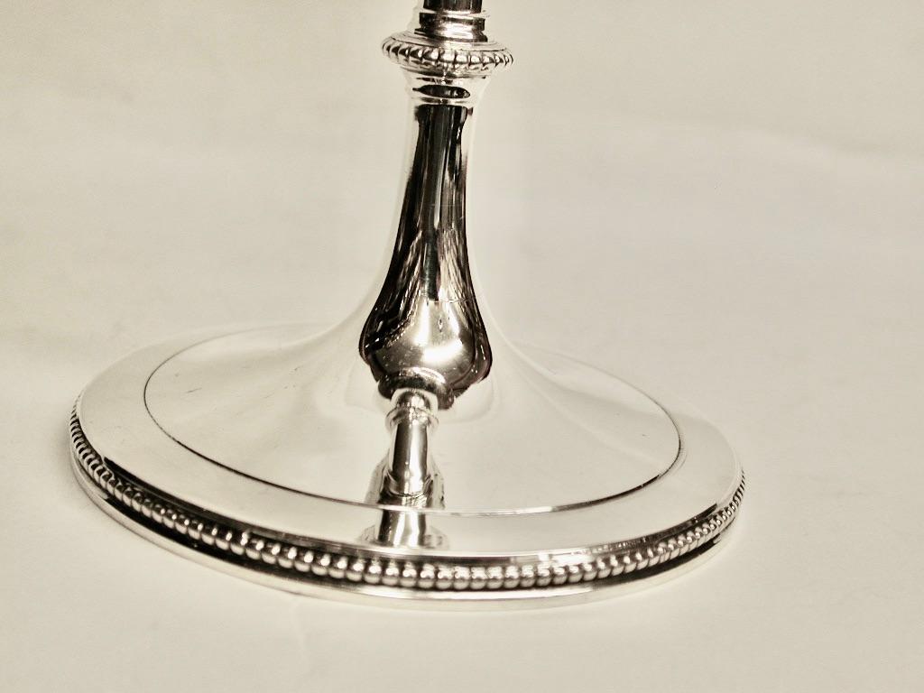 Late 19th Century Victorian Silver Wine Goblet with Bead Edges, London, Alfred Ivory, 1875