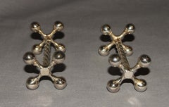 Victorian Silverplated Knife Rests - A Pair