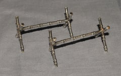 Victorian Silverplated Knife Rests - A Pair