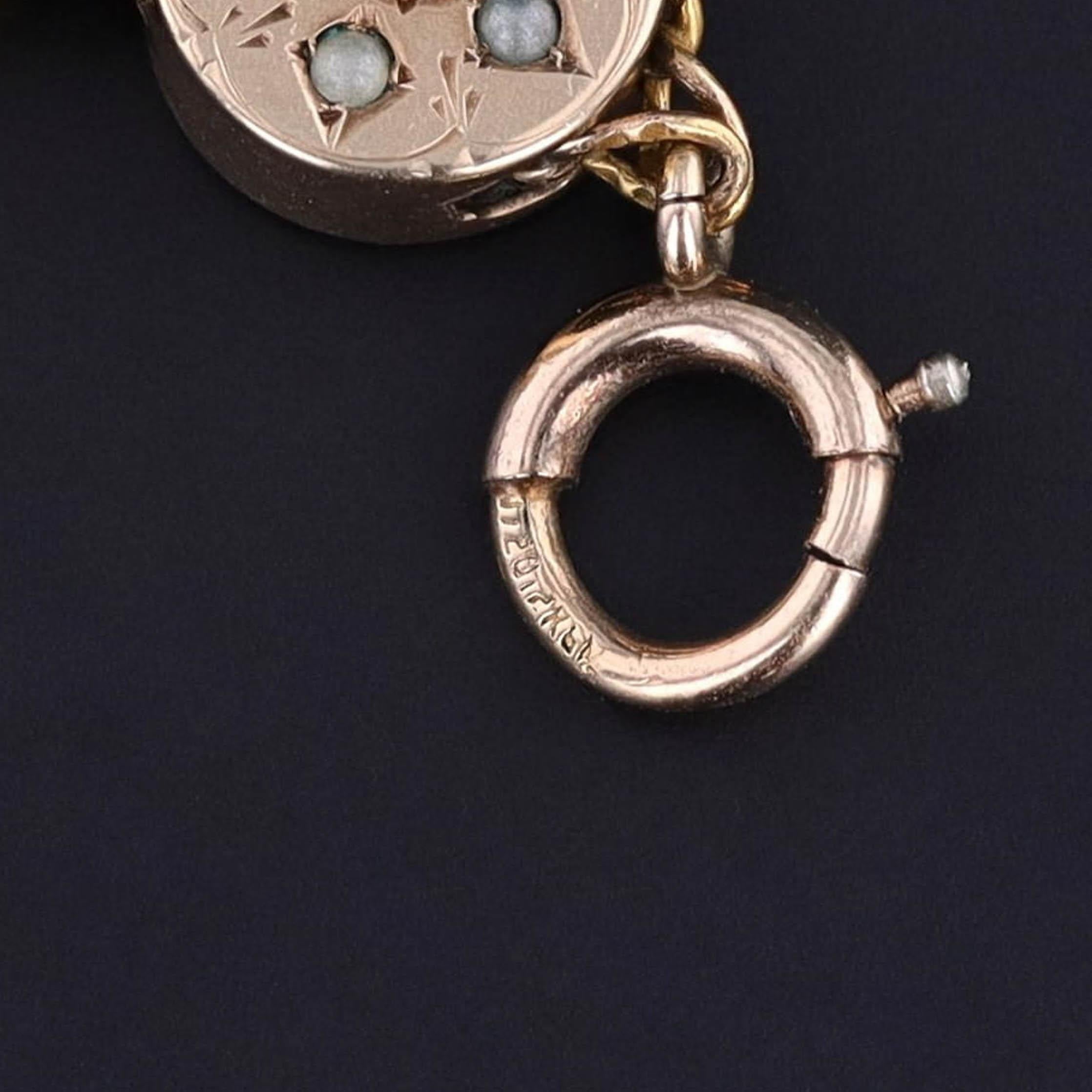 Viktorianisches Schiebe-Armband mit 15 antiken Schiebern Damen im Angebot