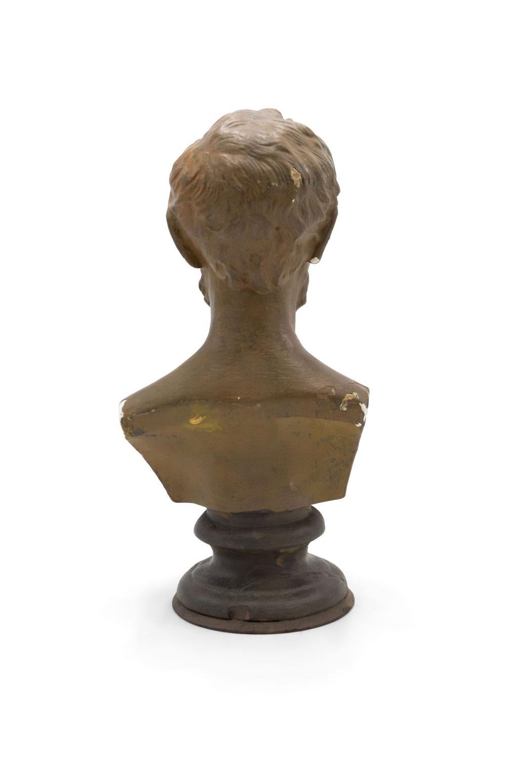 Viktorianische kleine Gipsbüste von Lincoln (19. Jahrhundert) im Angebot