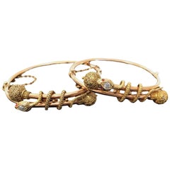 Victorian Snake Bangle Bracelets