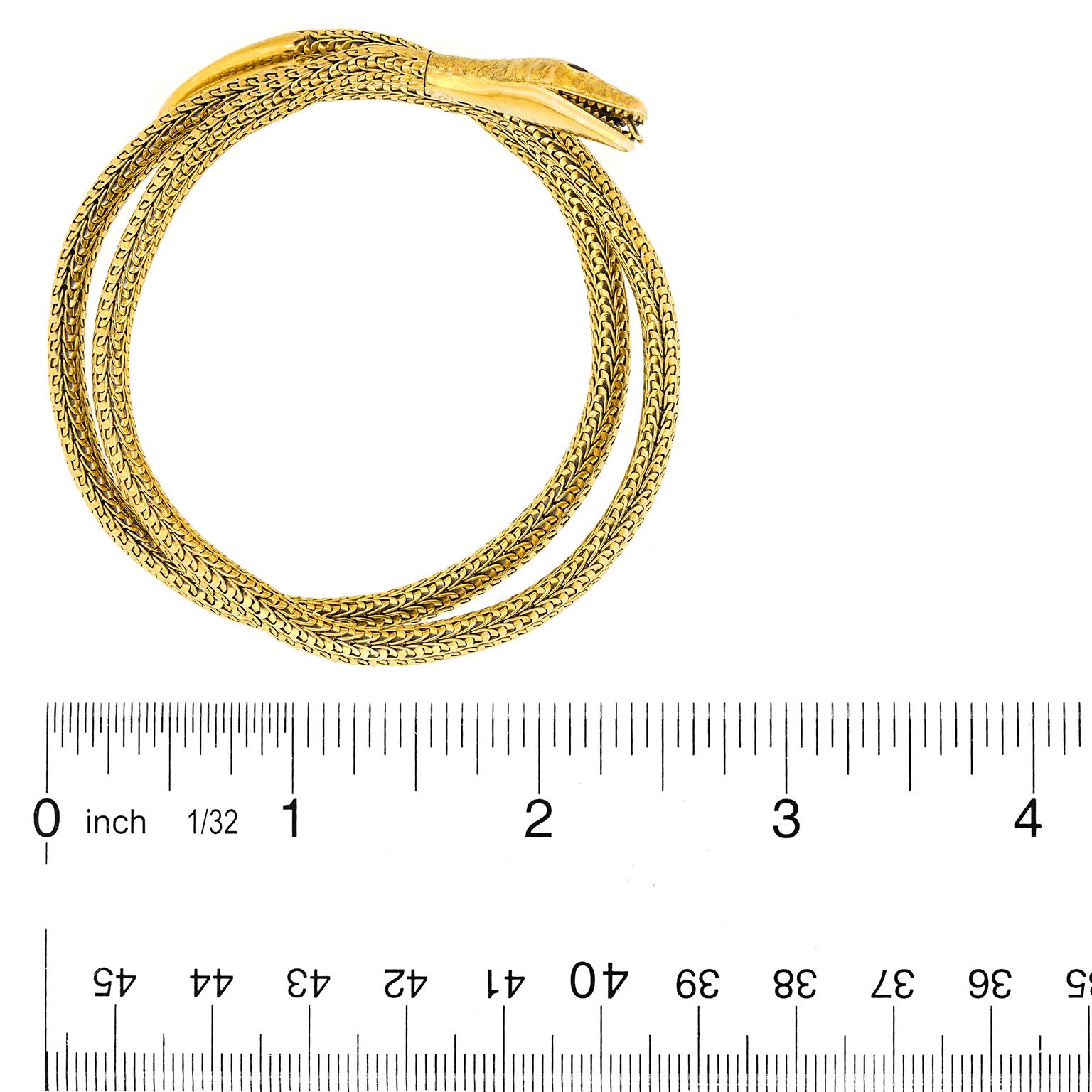 Women's Victorian Snake Bracelet