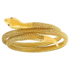Bracelet serpent victorien