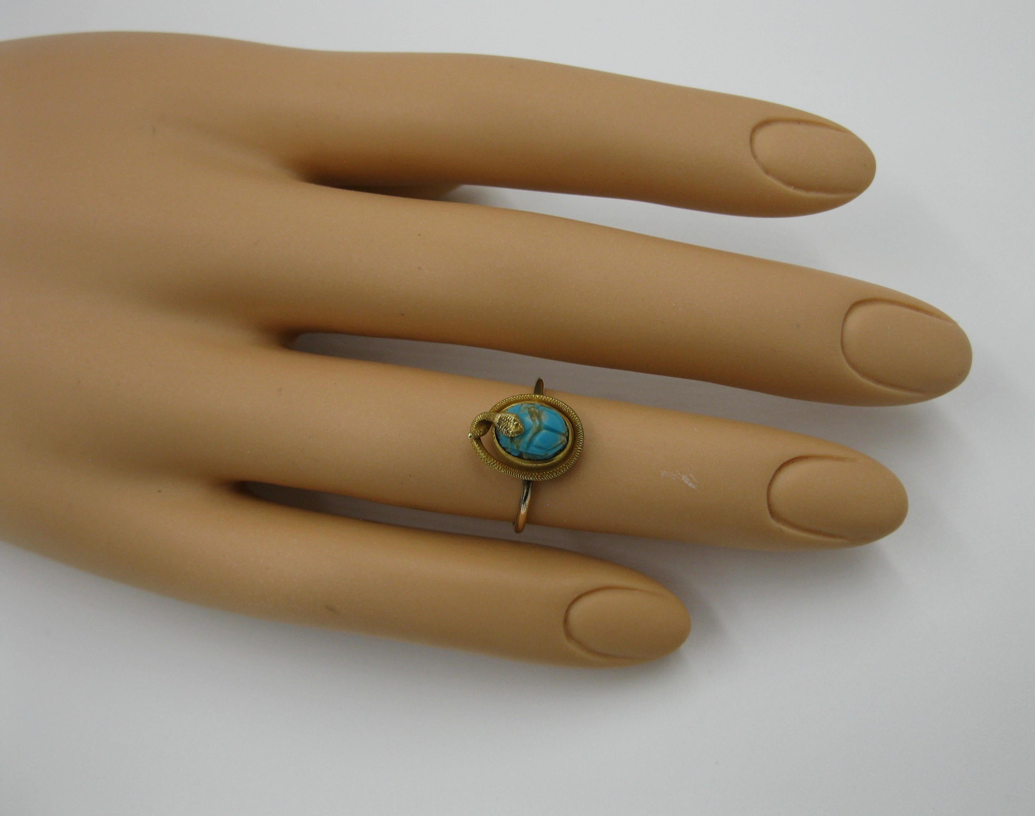 ancient egyptian scarab ring