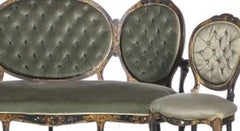 Victorian sofa and four chairs - 19th century