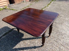 Victorian Solid Mahogany Extendable Dining Table by Gillows, Late 19th Century