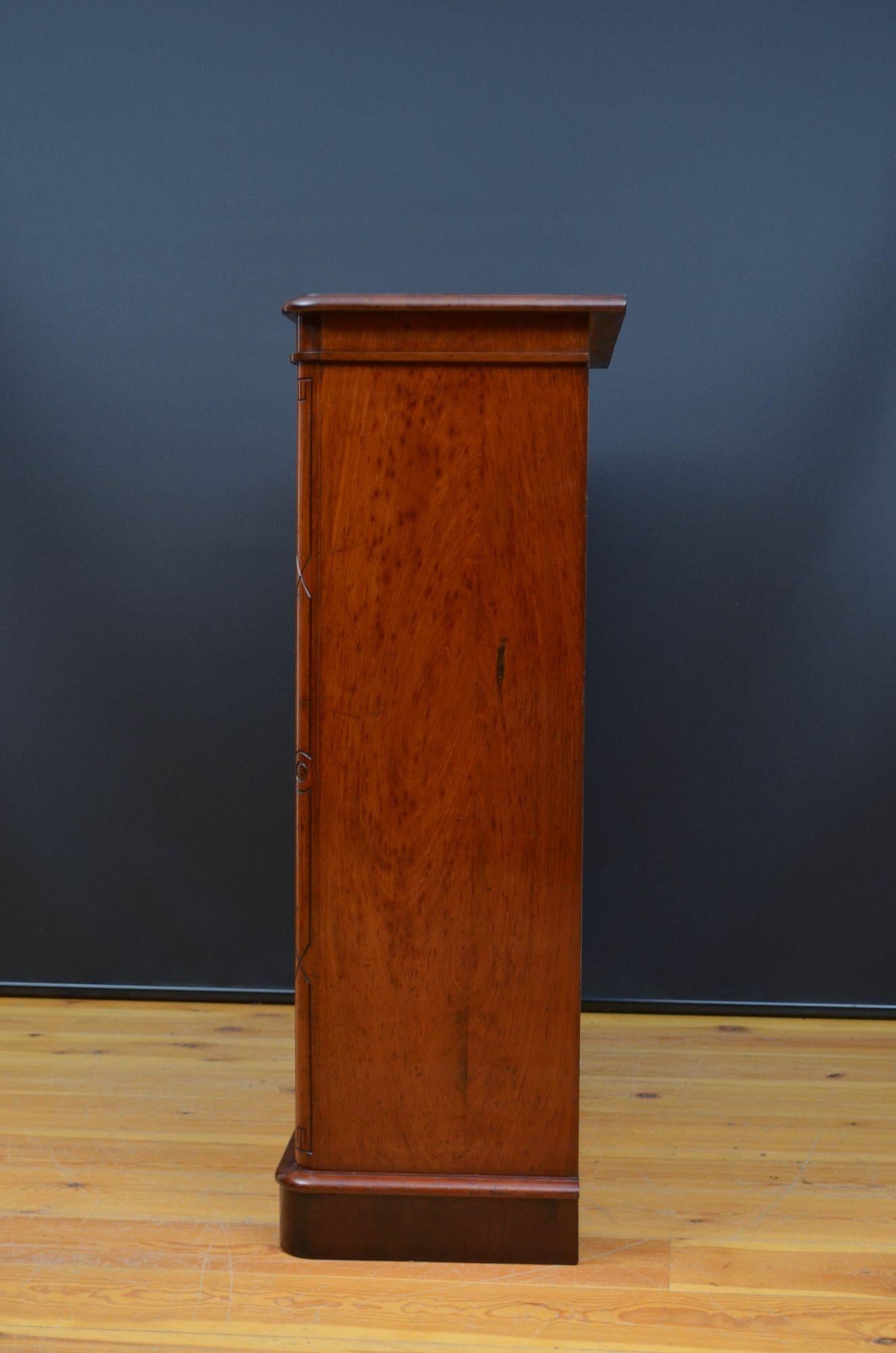 Victorian Solid Mahogany Open Bookcase For Sale 10