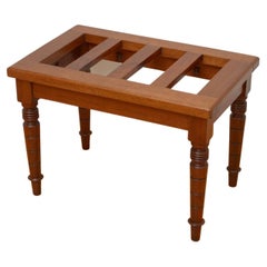 Victorian Solid Walnut Luggage Rack