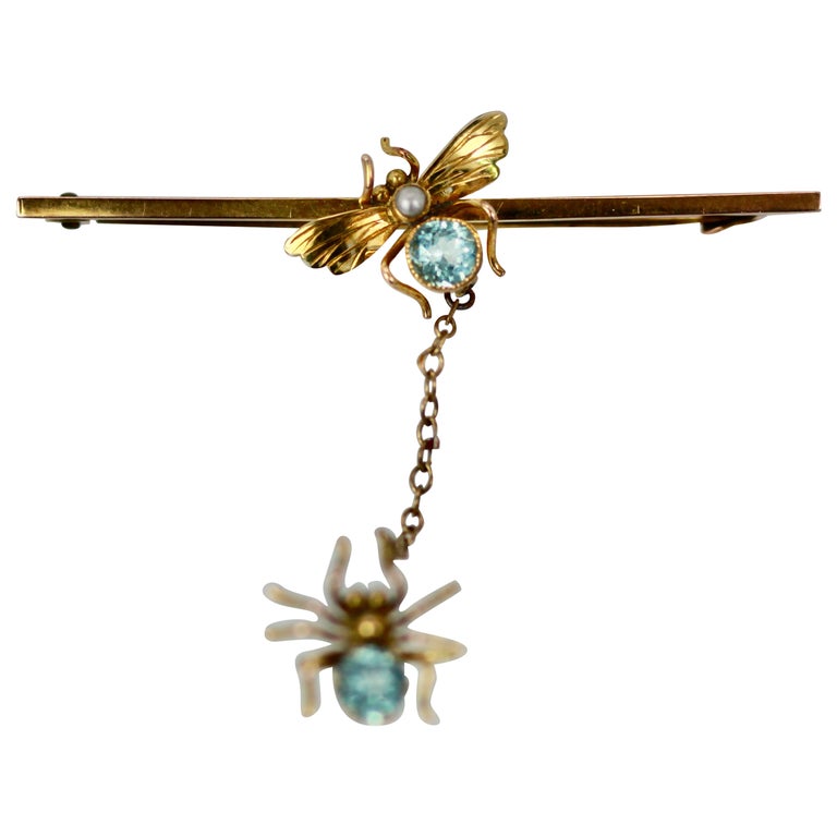 Victorian Spider and the Fly Brooch at 1stDibs | louis vuitton