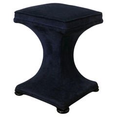 Victorian Square Upholstered Waisted Stool