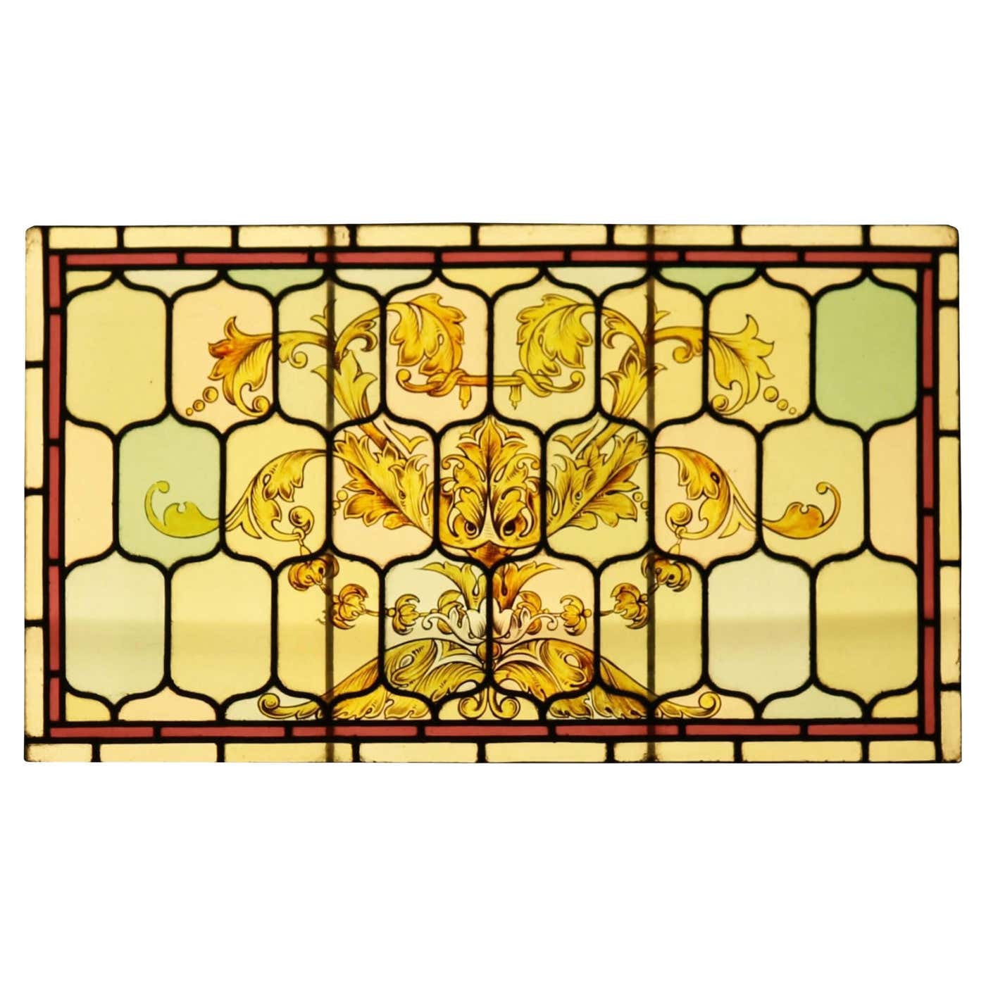 Victorian Stained Glass Window For Sale At 1stdibs Victorian Stained