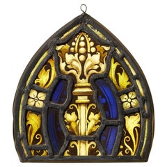 Victorian Stained Glass Window Hanging