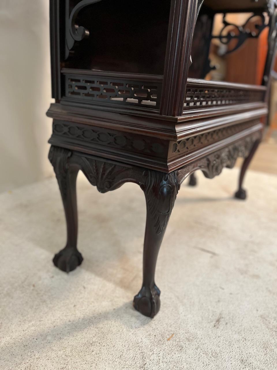 Victorian Standing Vitrine / Display Cabinet For Sale 10